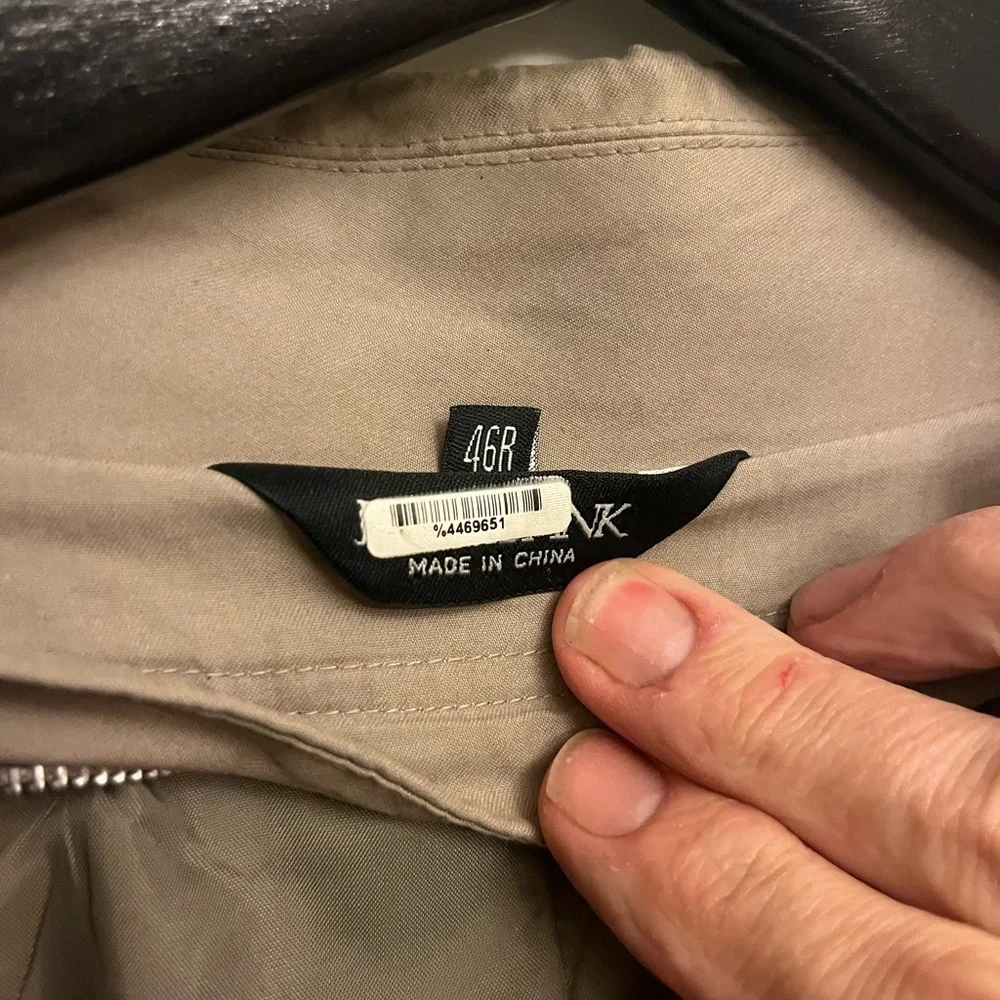 Jos. A Bank Men’s Rain Coat
